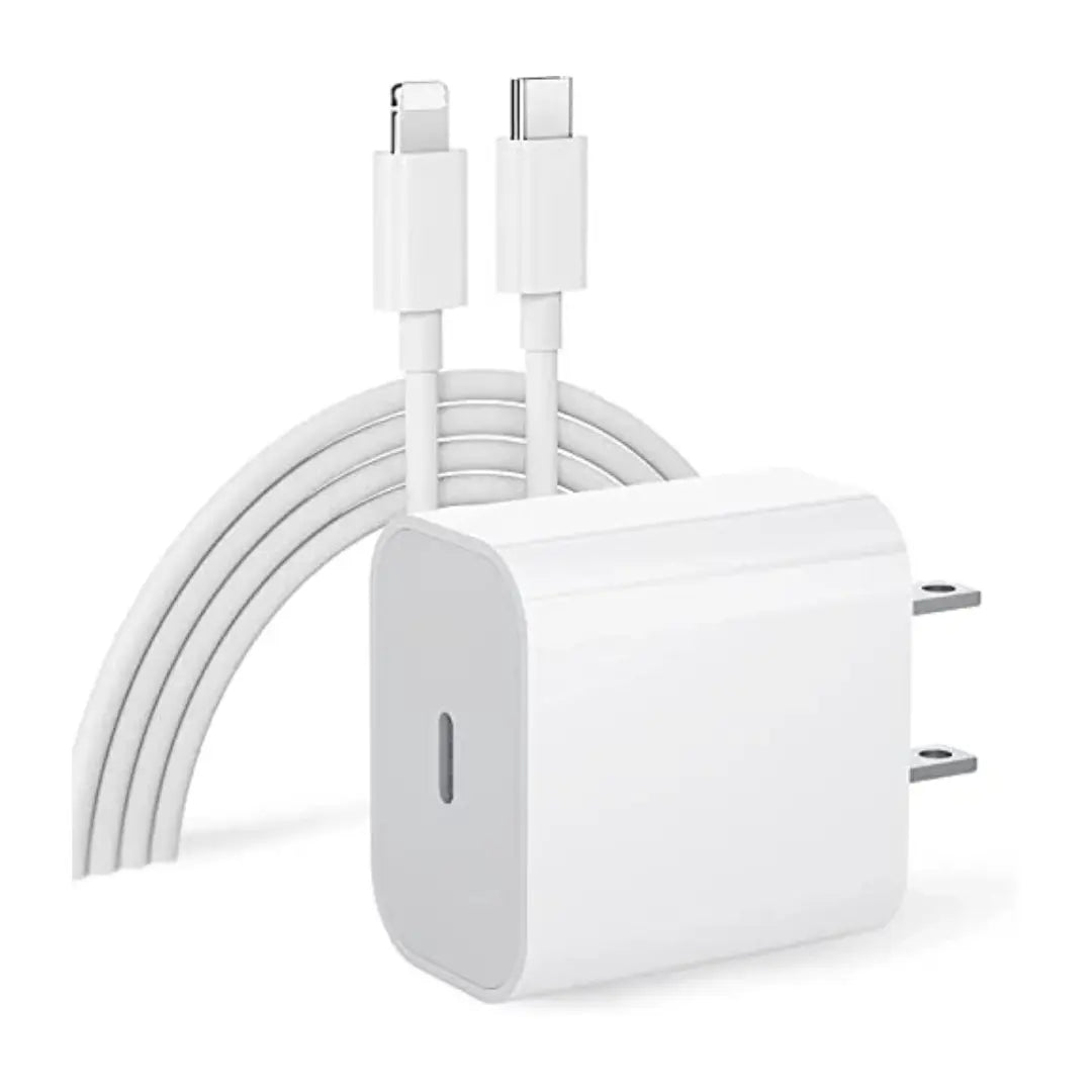 Cubo original de Apple + Cable Original (TIPO C A C O LIGHTNING A C 1 METRO)